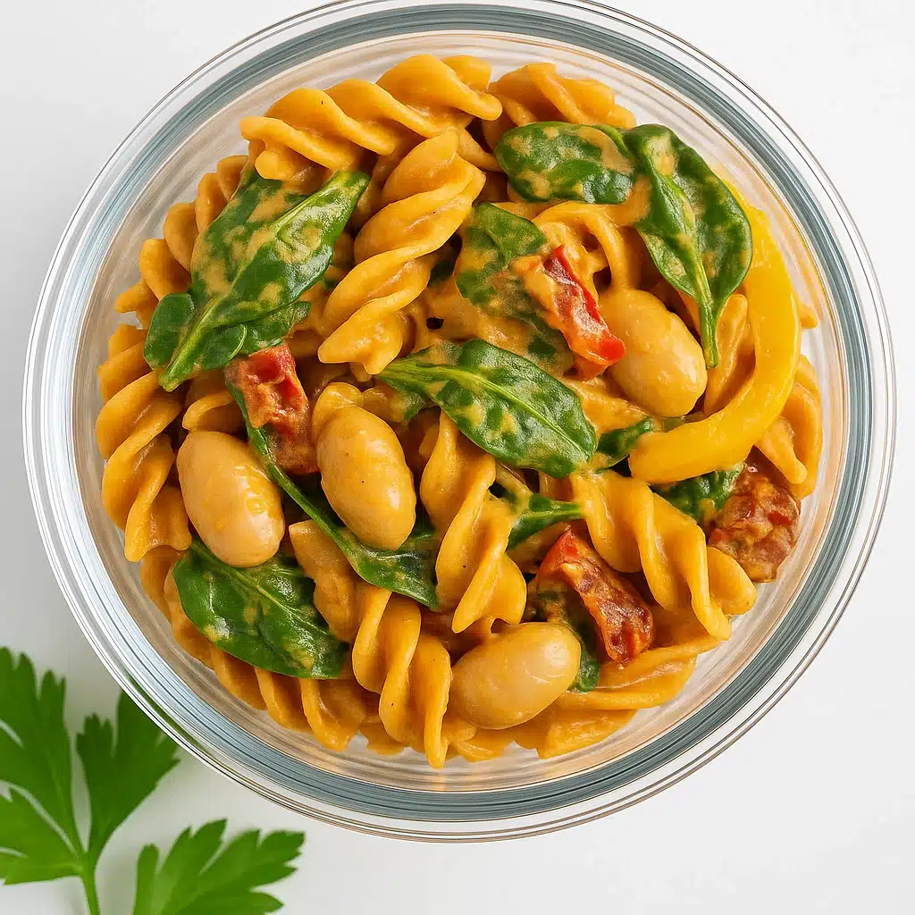 High Protein Vegan Pasta : The Best 35 Minute Plant Powered Recipe 9 igh protein vegan pasta served with parsley